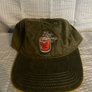 Olive Green Baseball Cap with Embroidered Logo